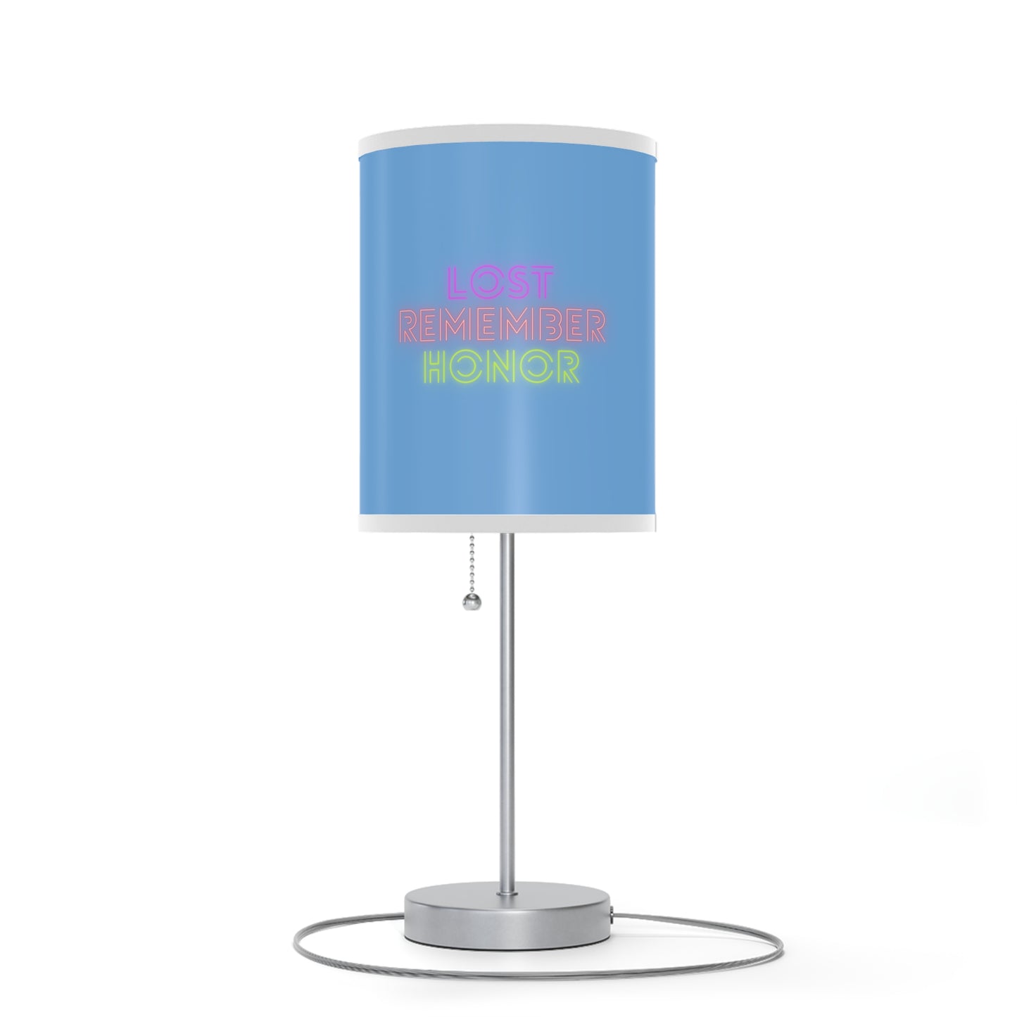 Lamp on a Stand, US|CA plug: Skateboarding Lite Blue 