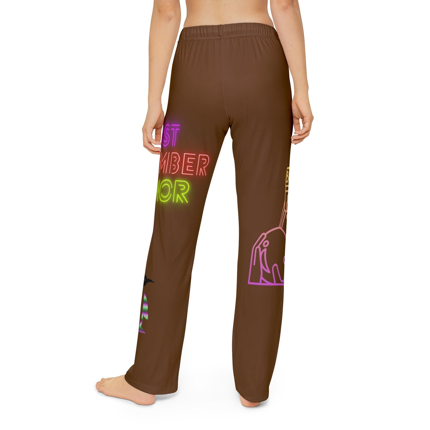 Kids Pajama Pants: Bowling Brown