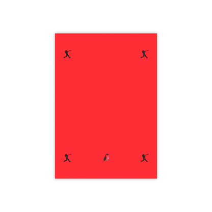 Post-it® Note Pads: Baseball Red