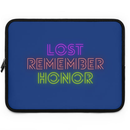 Laptop Sleeve: Lost Remember Honor Dark Blue