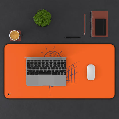 Desk Mat: Volleyball Orange