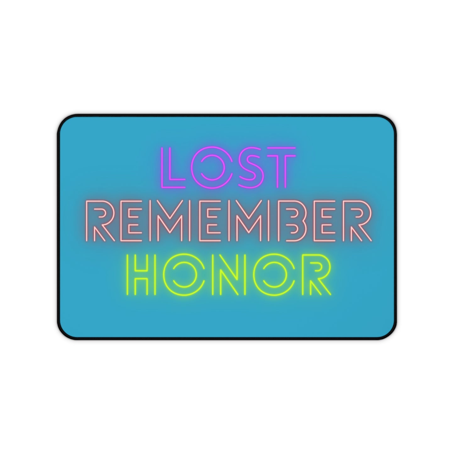 Desk Mat: Lost Remember Honor Turquoise