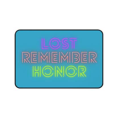 Desk Mat: Lost Remember Honor Turquoise