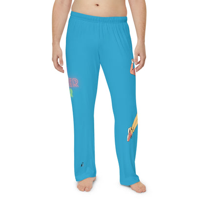 Men's Pajama Pants: Golf Turquoise