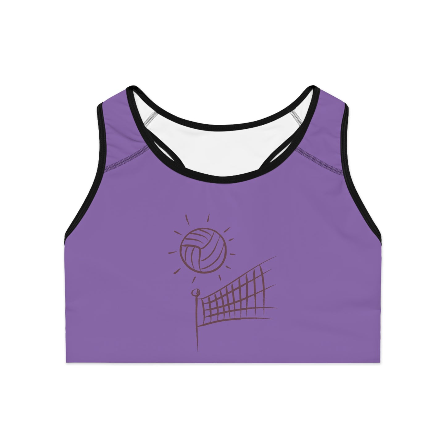 Sports Bra: Volleyball Lite Purple