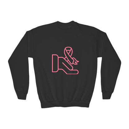 Youth Crewneck Sweatshirt: Labanan ang Kanser 