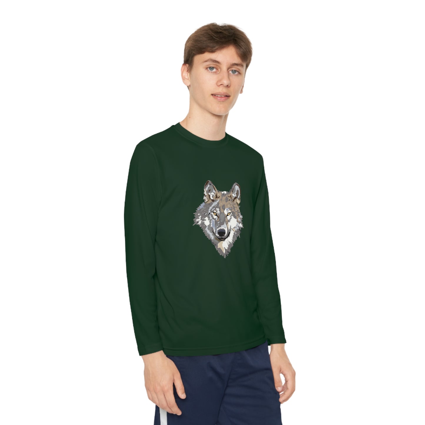 Youth Long Sleeve Competitor Tee: Mga Lobo 