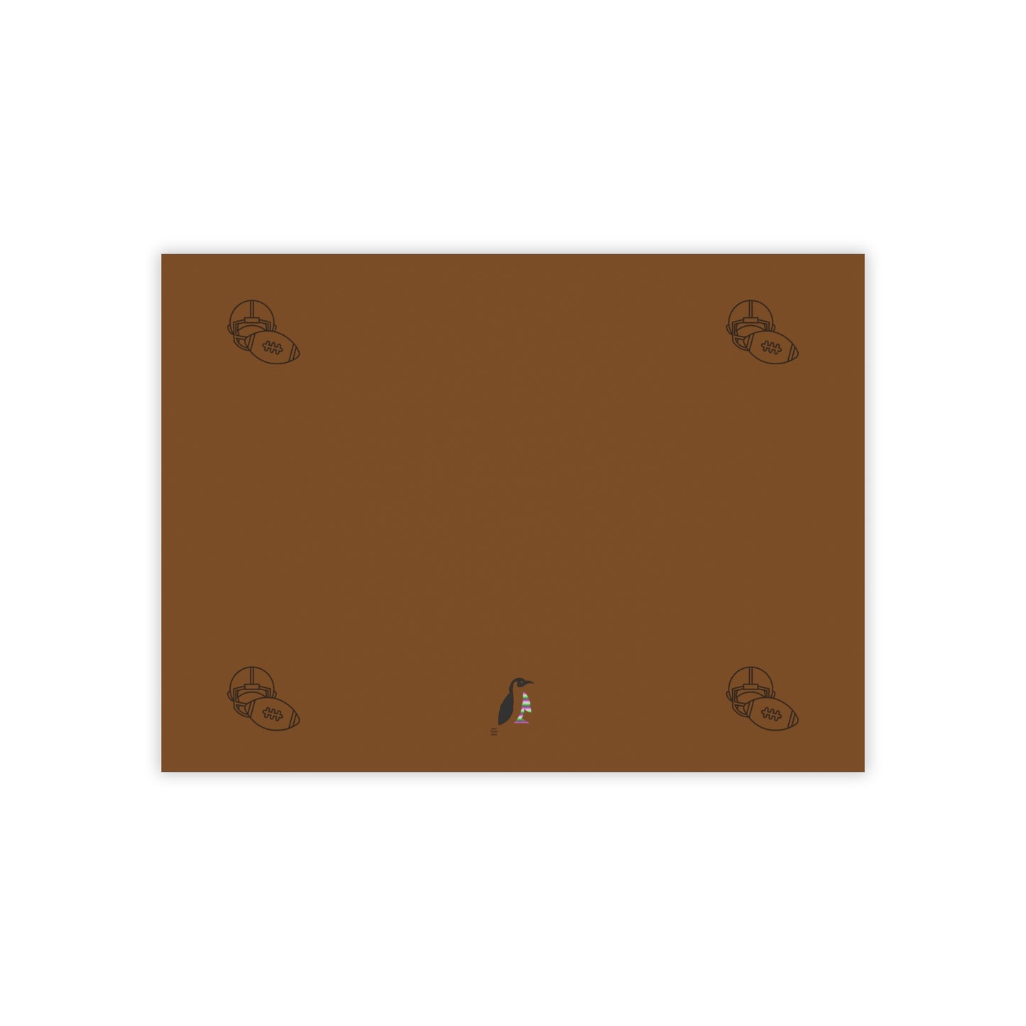 Post-it® Note Pads: Football Brown