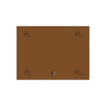 Post-it® Note Pads: Football Brown