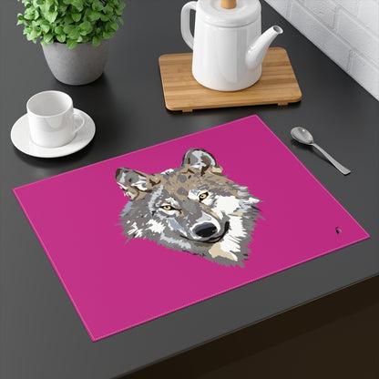 Placemat, 1pc: Wolves Pink