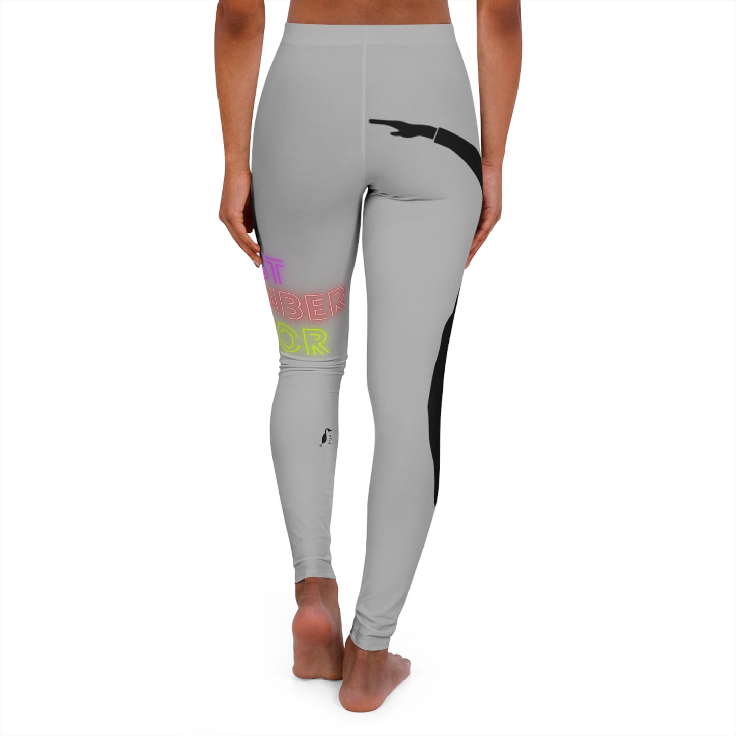 Women's Spandex Leggings: Dance Lite Grey