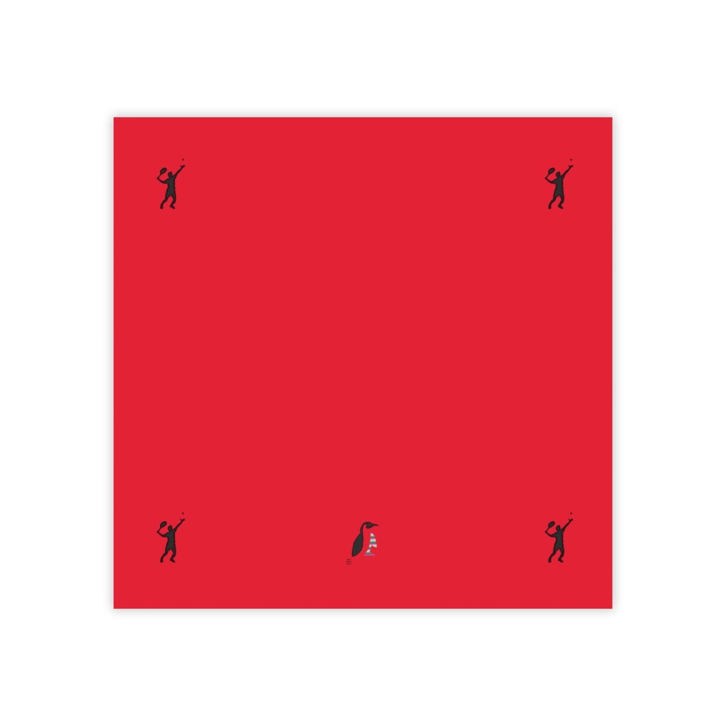 Post-it® Note Pads: Tennis Dark Red