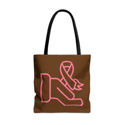 Tote Bag: Fight Cancer Brown