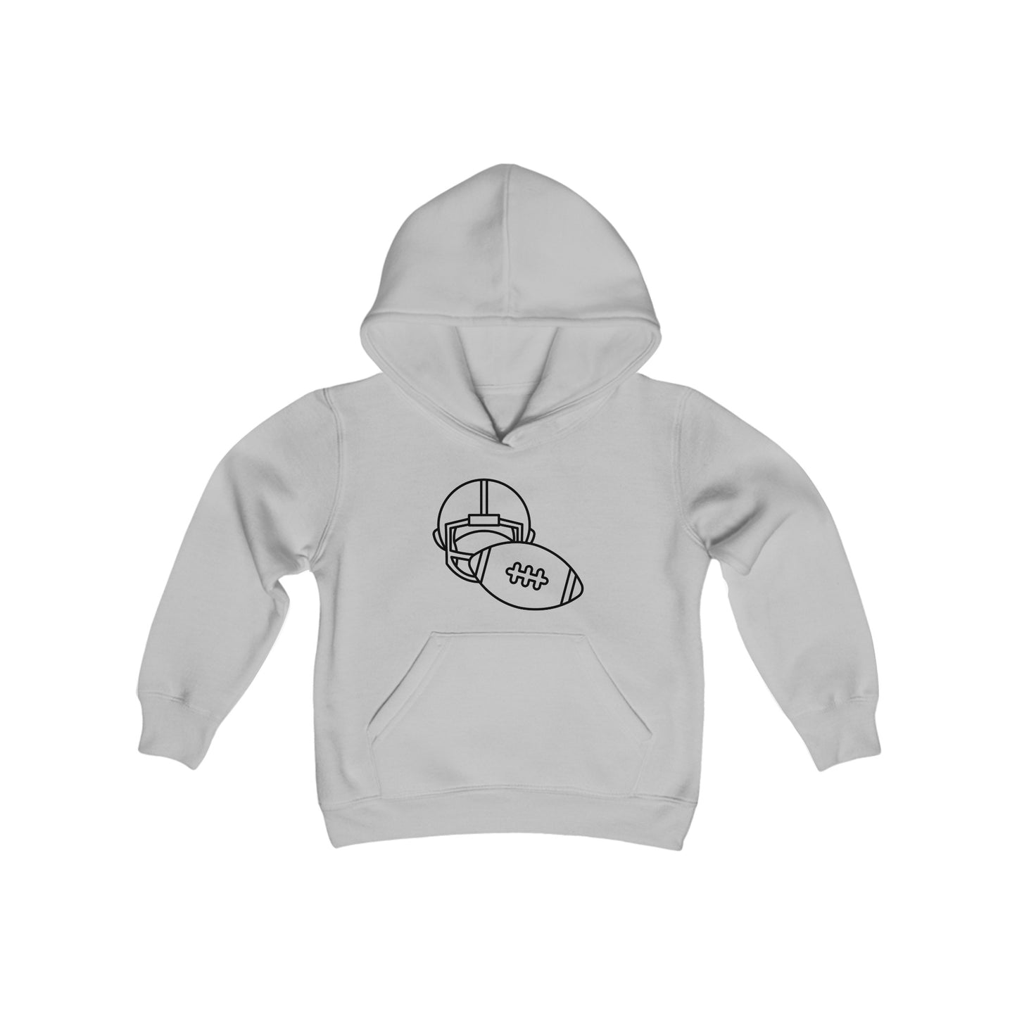 Youth Heavy Blend Hooded Sweatshirt: Football