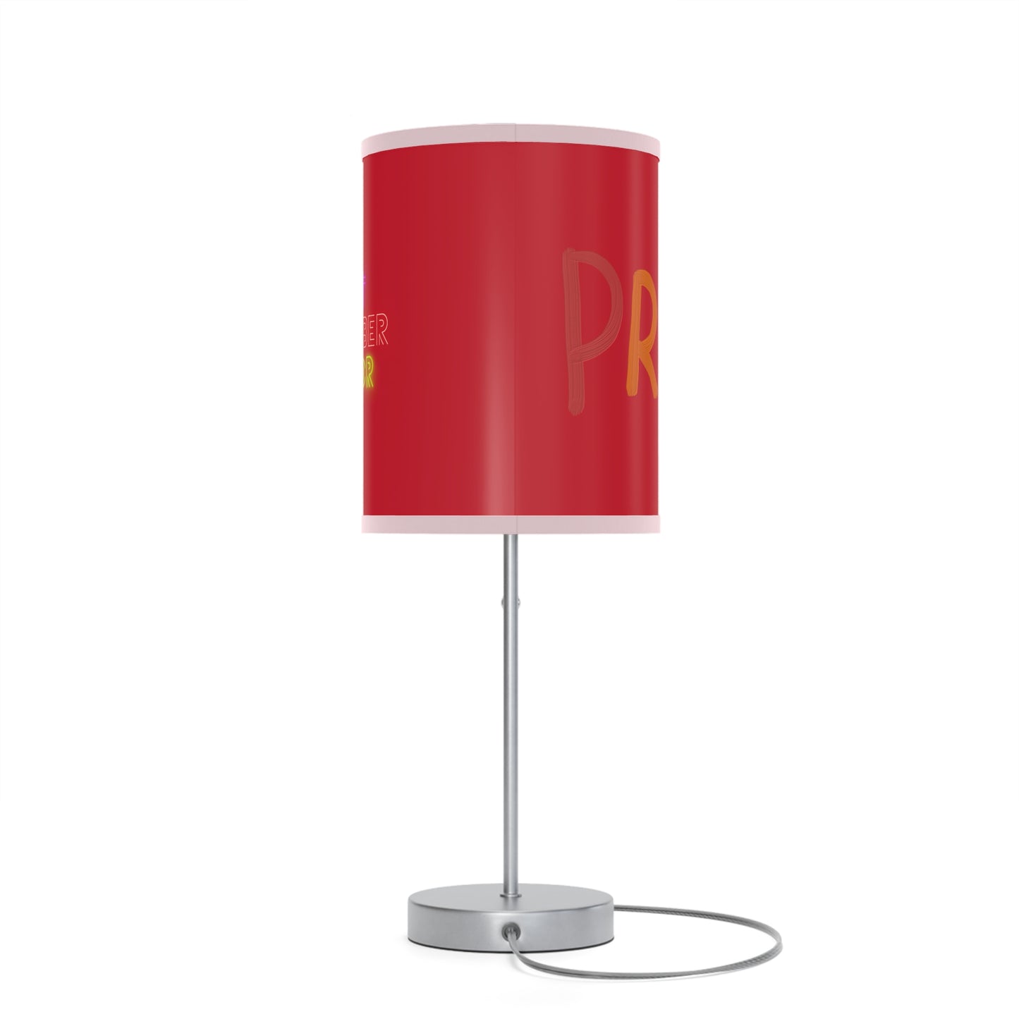 Lamp on a Stand, US|CA plug: LGBTQ Pride Dark Red 