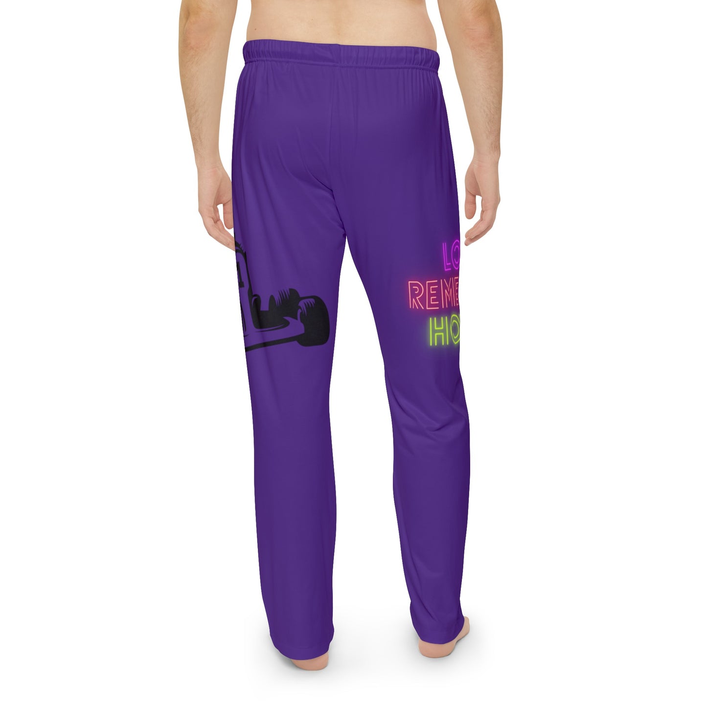 Men's Pajama Pants: Racing Purple