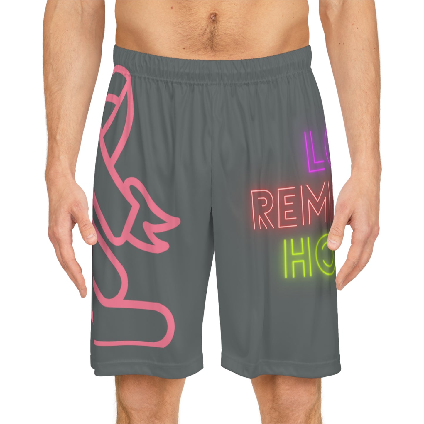 Basketball Shorts: Fight Cancer Dark Grey