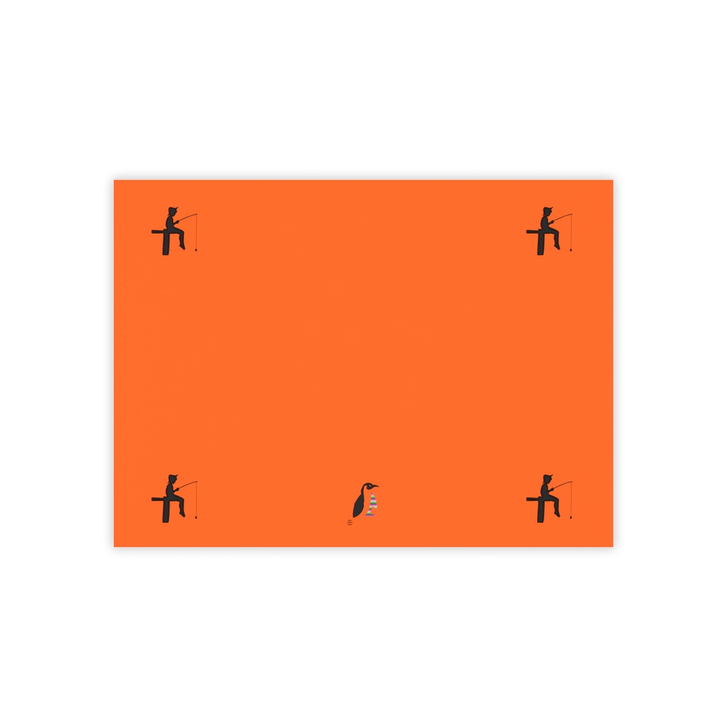 Post-it® Note Pads: Fishing Orange