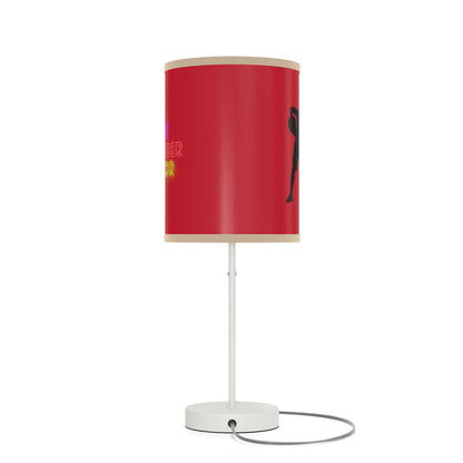 Lamp on a Stand, US|CA plug: Basketball Dark Red