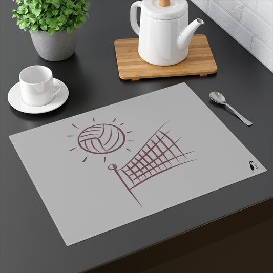 Placemat, 1pc: Volleyball Lite Grey