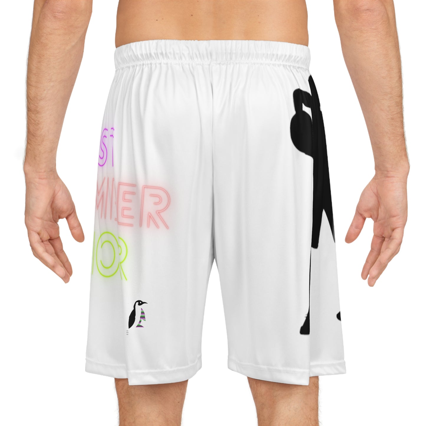 Basketball Shorts: Basketball White 