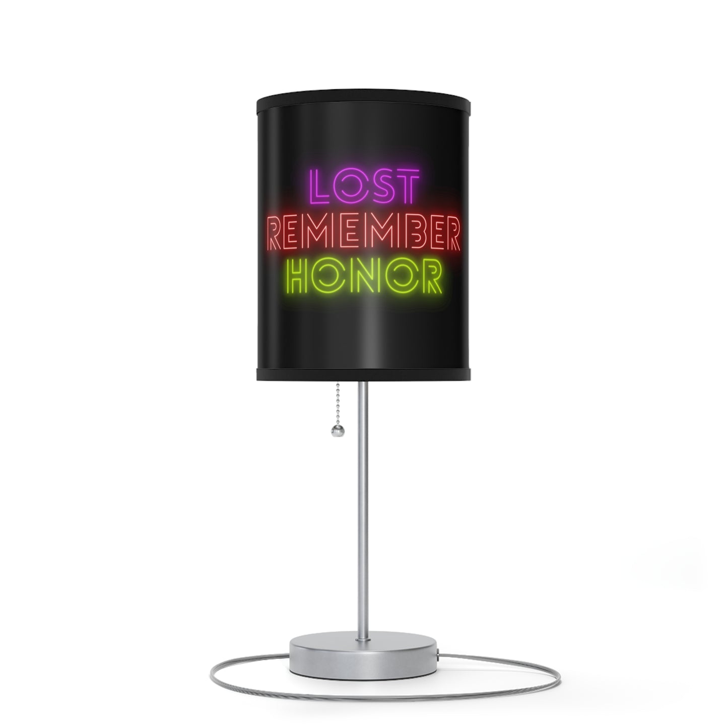 Lamp on a Stand, US|CA plug: Wolves Black