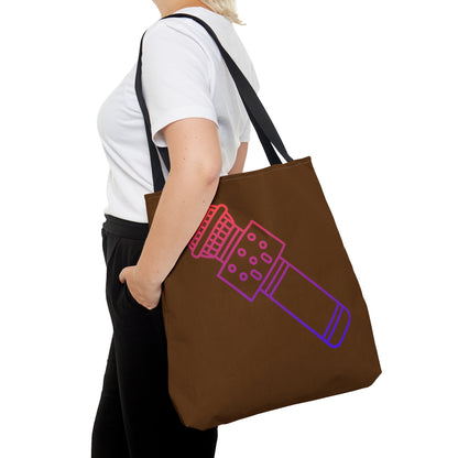 Tote Bag: Music Brown