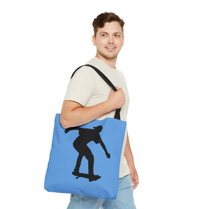 Tote Bag: Skateboarding Lite Blue