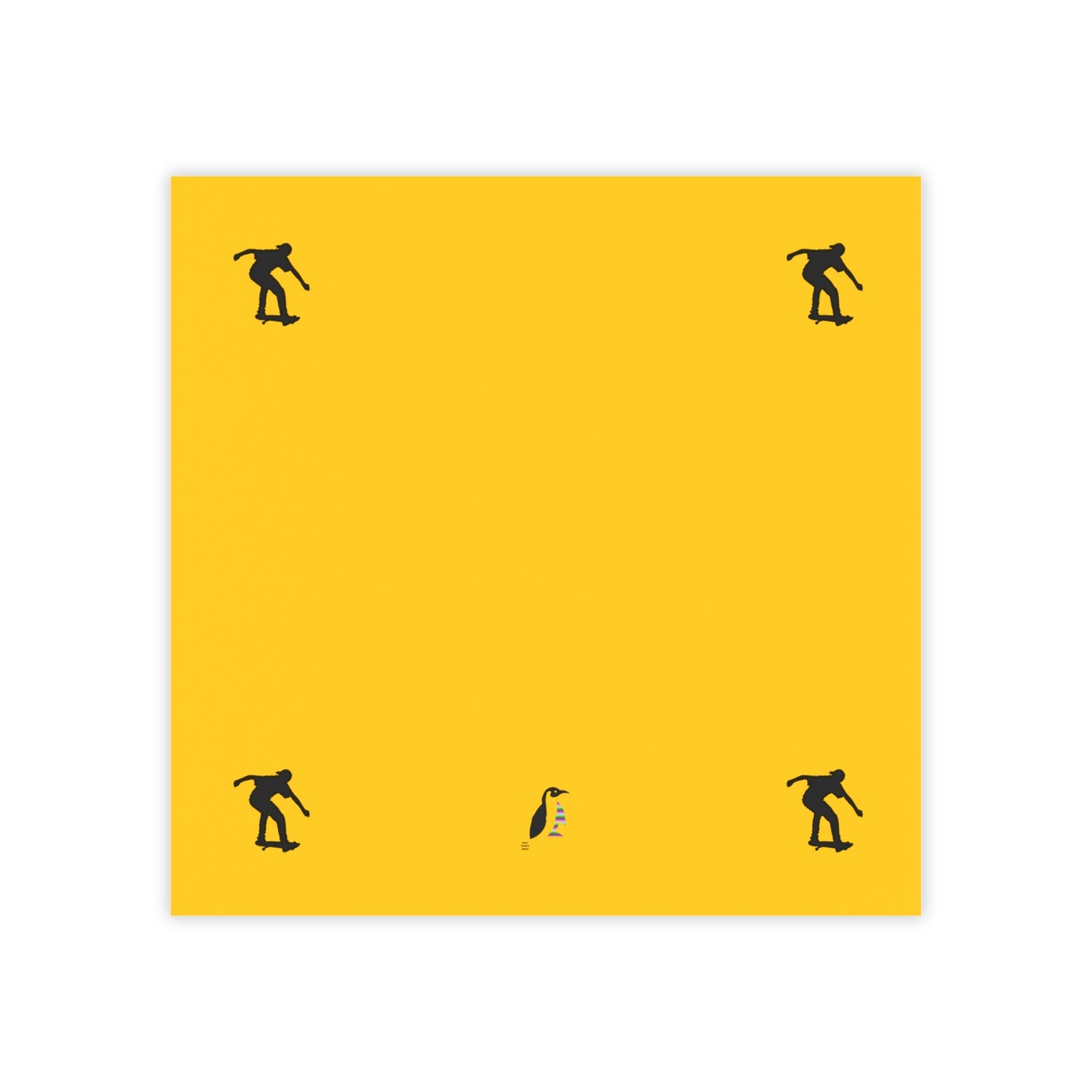 Post-it® Note Pads: Skateboarding Yellow