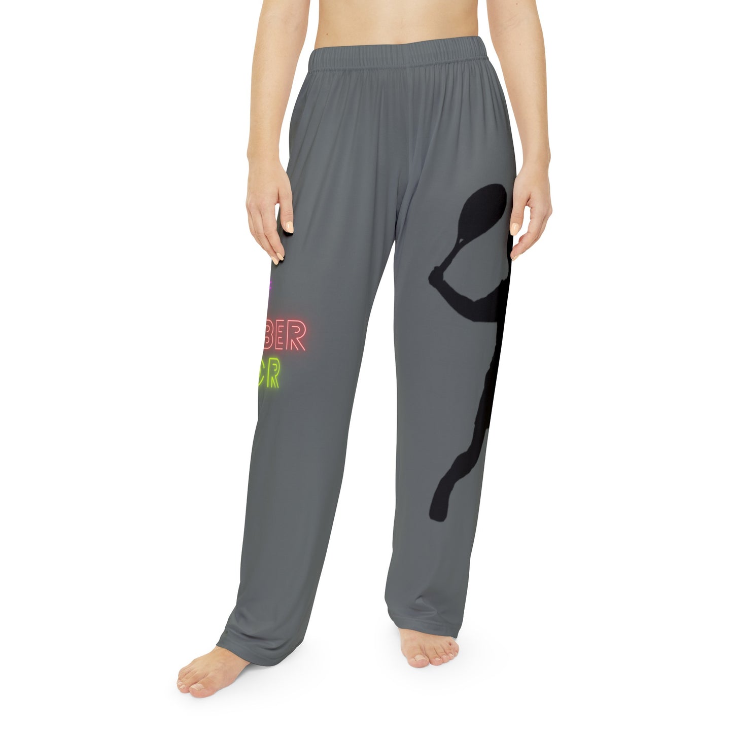 Women's Pajama Pants: Tennis Dark Grey