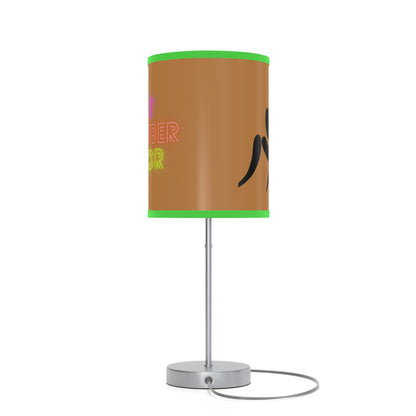 Lamp on a Stand, US|CA plug: Wrestling Lite Brown