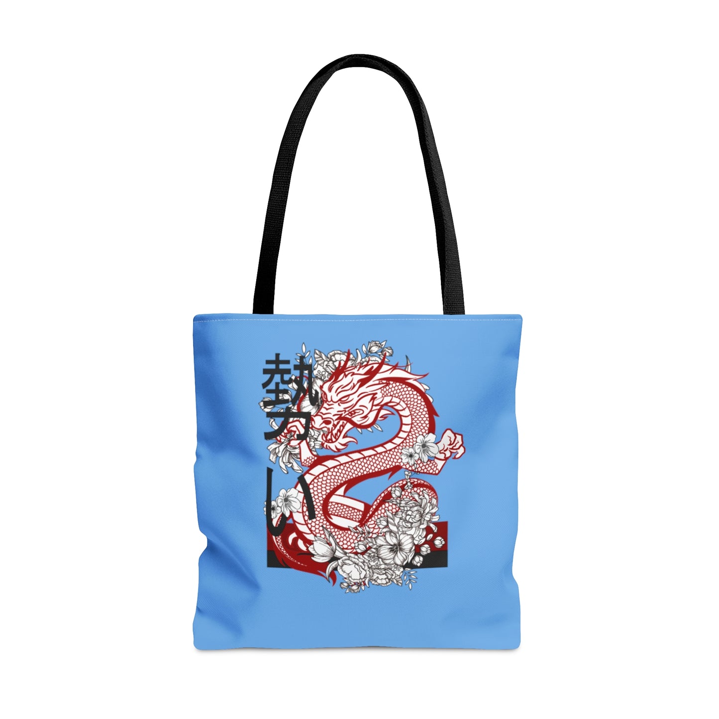 Tote Bag: Dragons Lite Blue