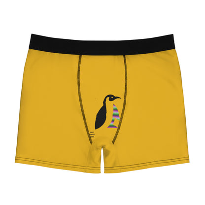 Men's Boxer Briefs: LGBTQ Pride Yellow