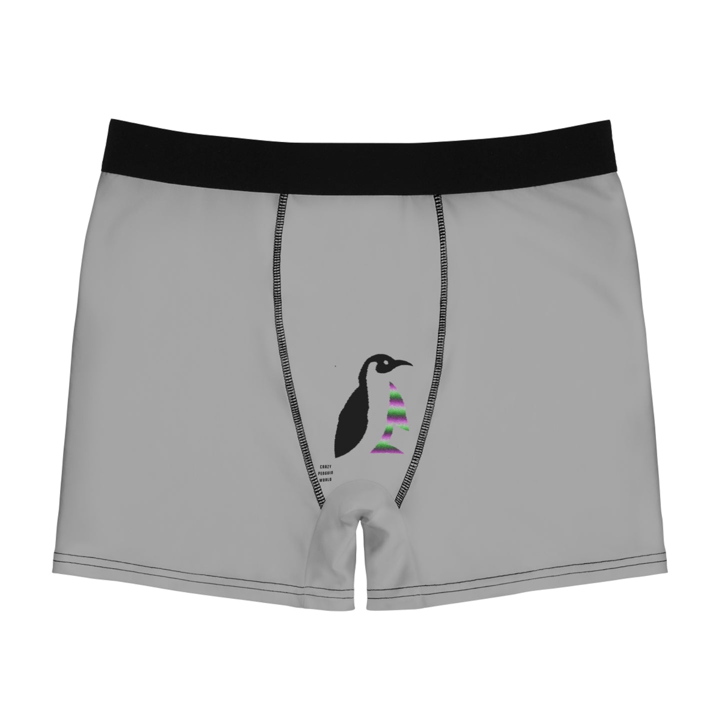 Men's Boxer Briefs: Skateboarding Lite Grey