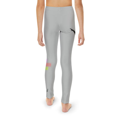 Youth Full-Length Leggings: Dance Lite Grey