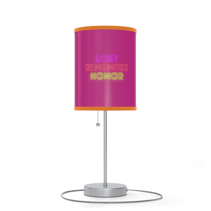 Lamp on a Stand, US|CA plug: Football Pink 