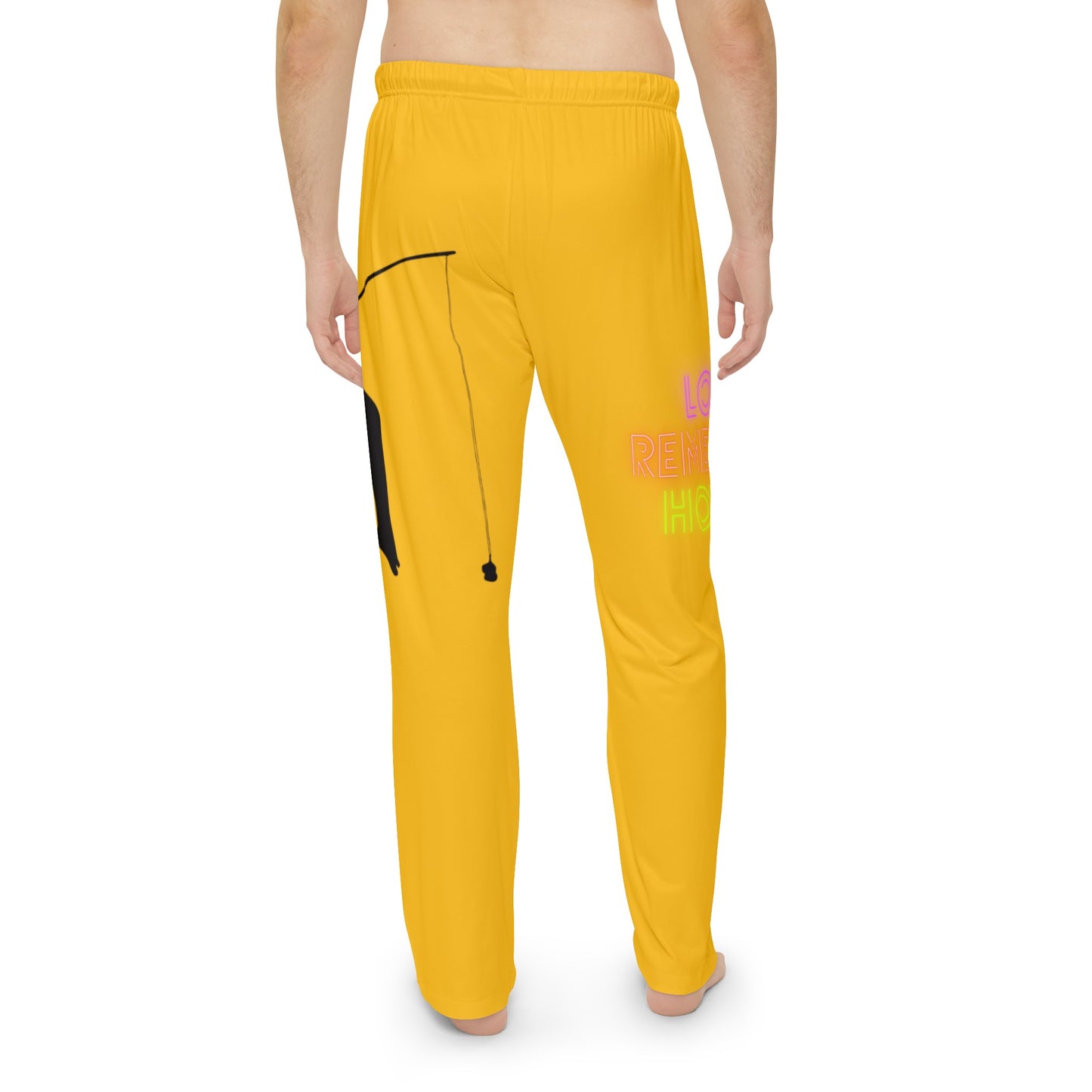 Panlalaking Pajama Pantalon: Pangingisda Yellow 