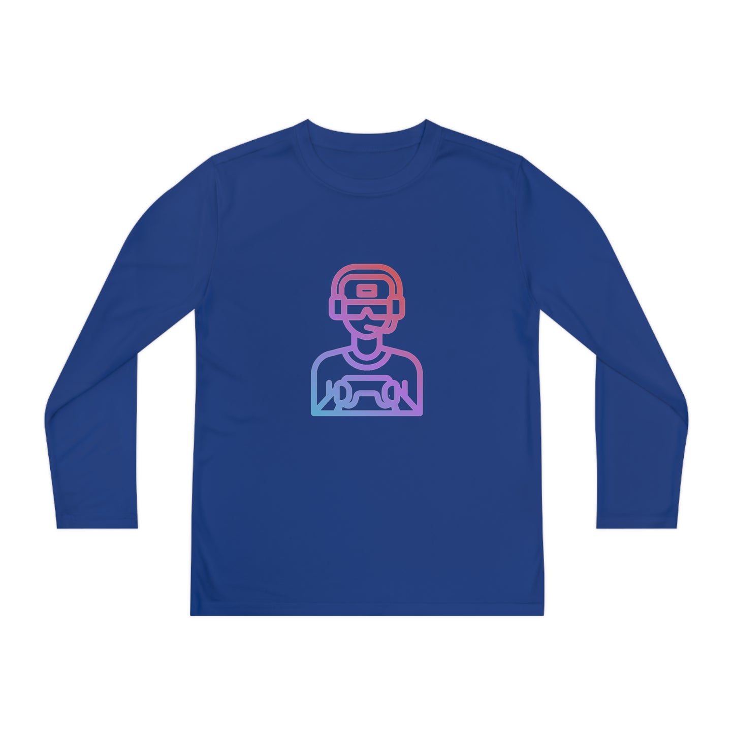 Youth Long Sleeve Competitor Tee: Gaming