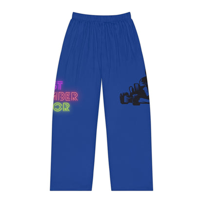 Pambabaeng Pajama Pants: Racing Dark Blue