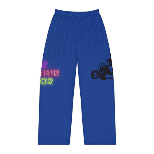 Women's Pajama Pants: Racing Dark Blue