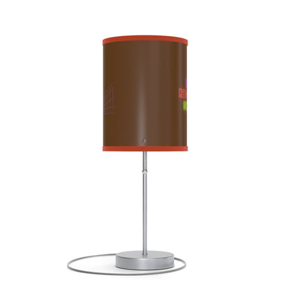 Lamp on a Stand, US|CA plug: Volleyball Brown