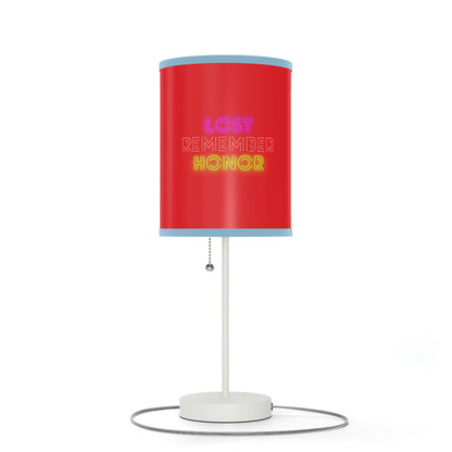 Lamp on a Stand, US|CA plug: Volleyball Red