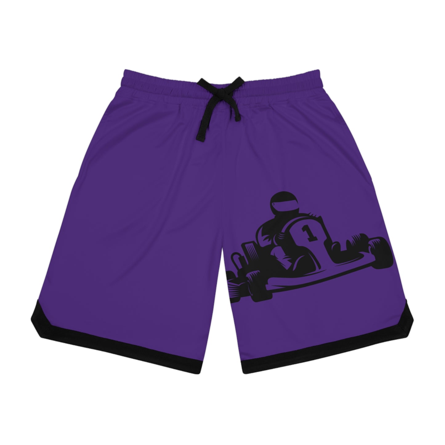 Basketball Rib Shorts: Racing Purple