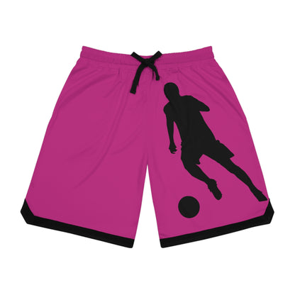 Basketball Rib Shorts: Soccer Pink