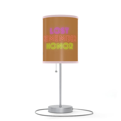 Lamp on a Stand, US|CA plug: Wrestling Lite Brown