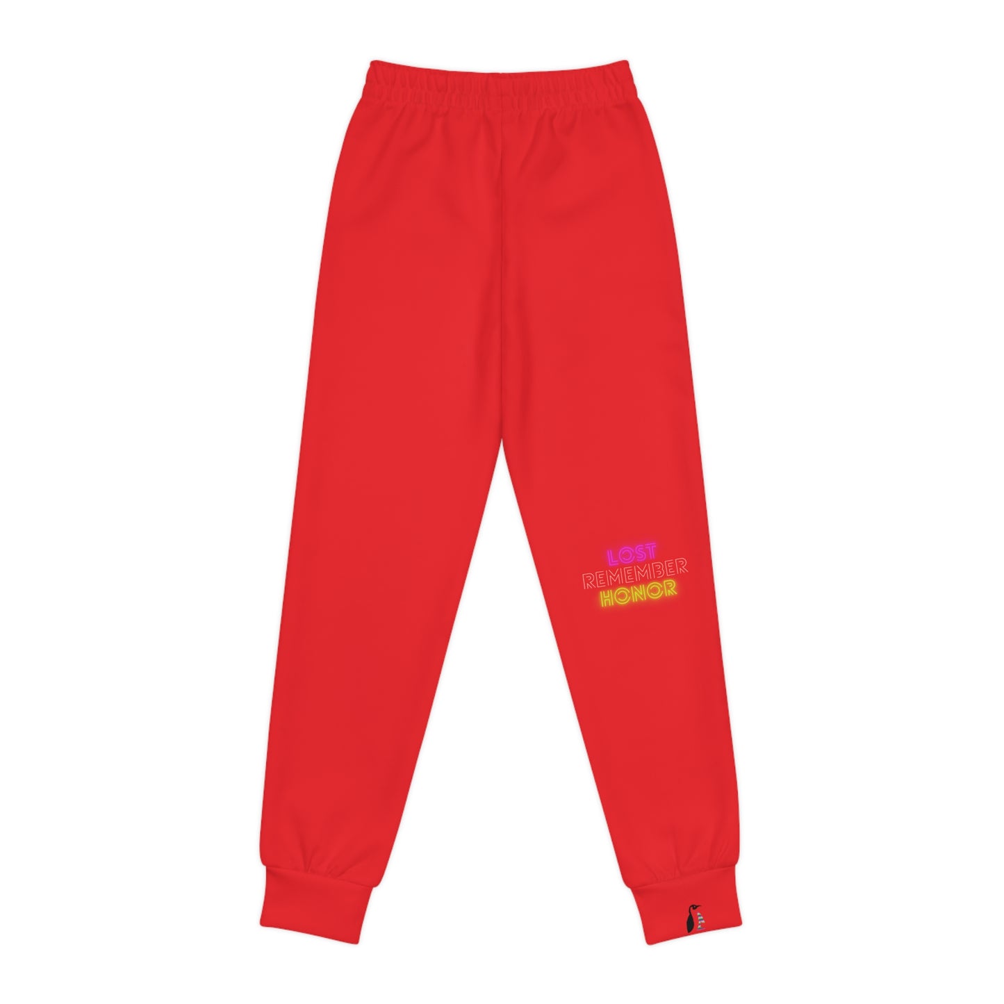 Youth Joggers: Racing Red