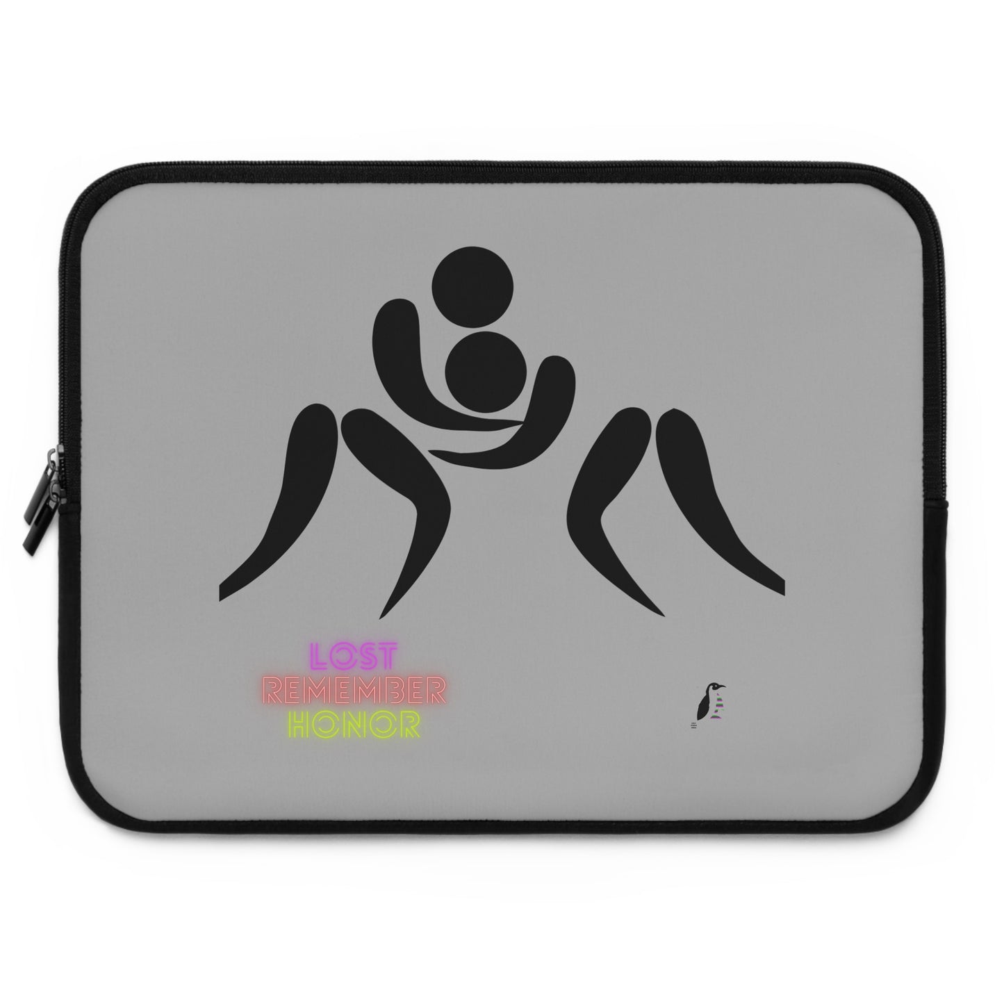 Laptop Sleeve: Wrestling Lite Grey