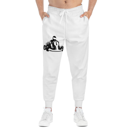 Athletic Joggers: Racing White