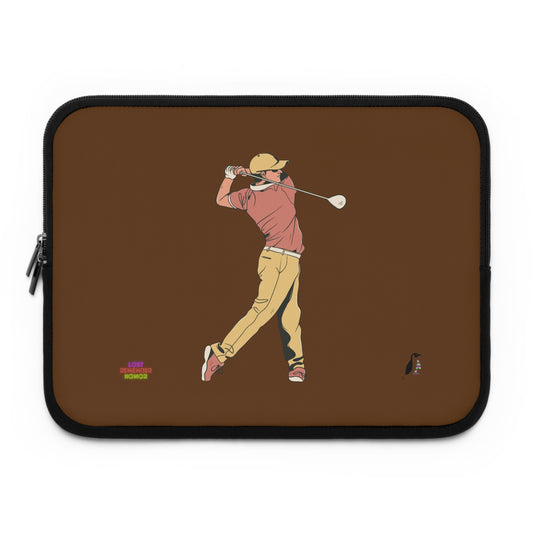 Laptop Sleeve: Golf Brown