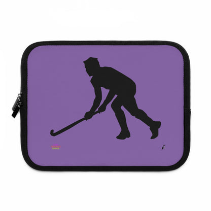 Laptop Sleeve: Hockey Lite Purple